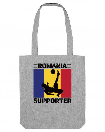 Fotbal Romania - Romanian supporter v5 Heather Grey