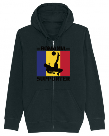 Fotbal Romania - Romanian supporter v5 Black