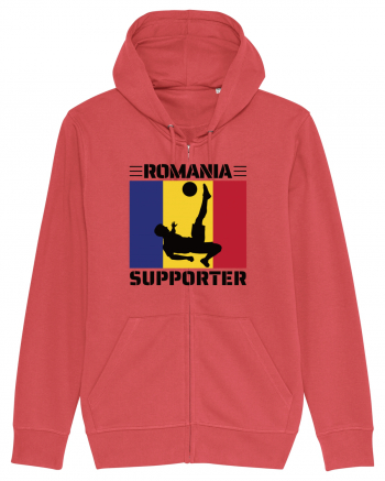 Fotbal Romania - Romanian supporter v5 Carmine Red