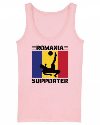 Fotbal Romania - Romanian supporter v5 Cotton Pink