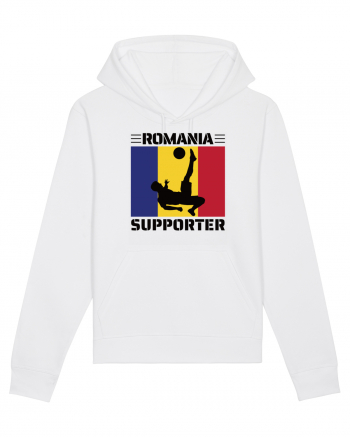 Fotbal Romania - Romanian supporter v5 White