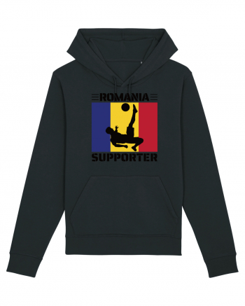 Fotbal Romania - Romanian supporter v5 Black