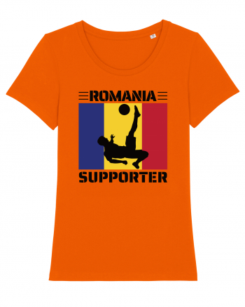 Fotbal Romania - Romanian supporter v5 Bright Orange