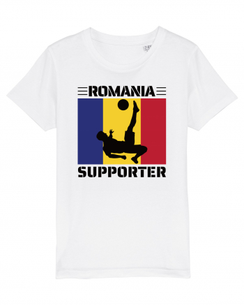 Fotbal Romania - Romanian supporter v5 White