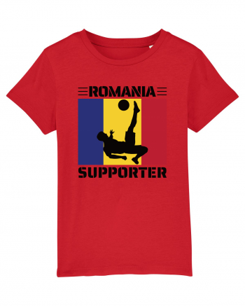 Fotbal Romania - Romanian supporter v5 Red
