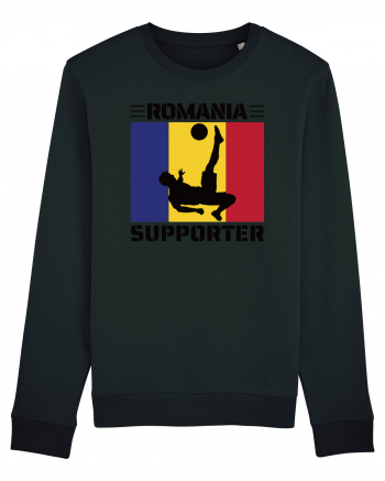 Fotbal Romania - Romanian supporter v5 Black