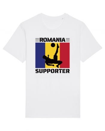 Fotbal Romania - Romanian supporter v5 White