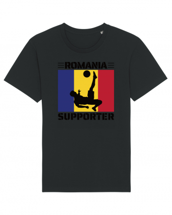 Fotbal Romania - Romanian supporter v5 Black