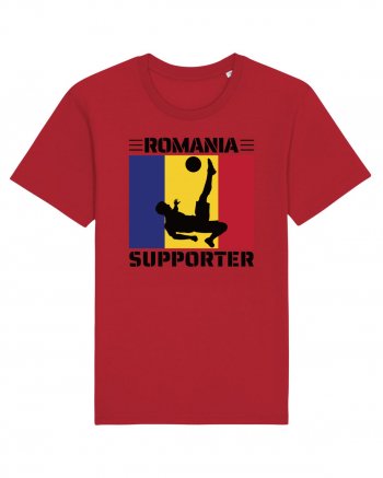 Fotbal Romania - Romanian supporter v5 Red