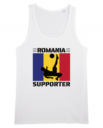 Fotbal Romania - Romanian supporter v5 White