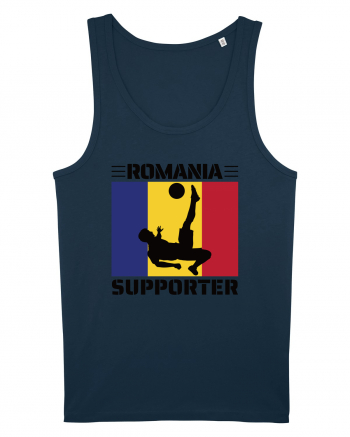 Fotbal Romania - Romanian supporter v5 Navy