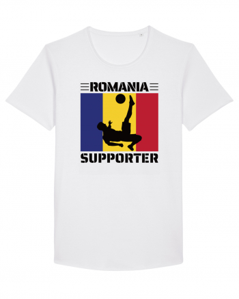 Fotbal Romania - Romanian supporter v5 White