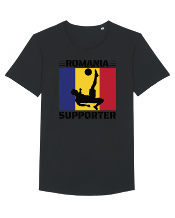 Fotbal Romania - Romanian supporter v5 Black