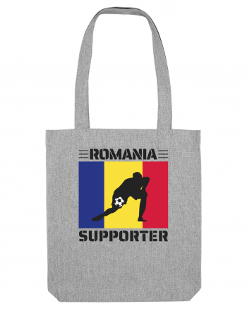 Fotbal Romania - Romanian supporter v6 Heather Grey