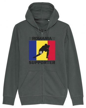 Fotbal Romania - Romanian supporter v6 Anthracite