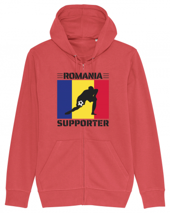 Fotbal Romania - Romanian supporter v6 Carmine Red