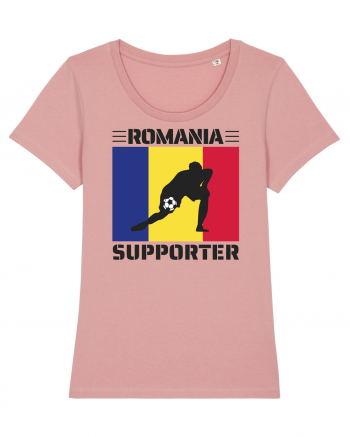 Fotbal Romania - Romanian supporter v6 Canyon Pink