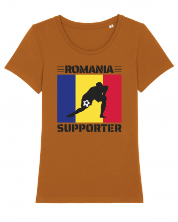 Fotbal Romania - Romanian supporter v6 Roasted Orange