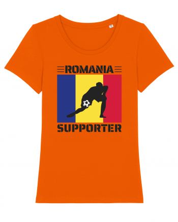 Fotbal Romania - Romanian supporter v6 Bright Orange