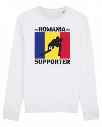 Fotbal Romania - Romanian supporter v6 White