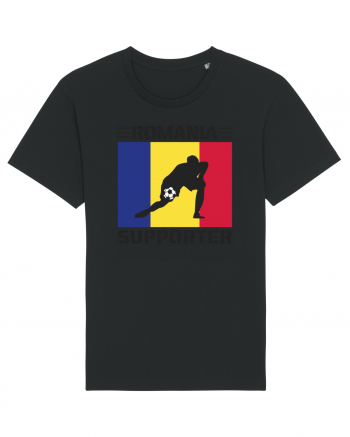 Fotbal Romania - Romanian supporter v6 Black