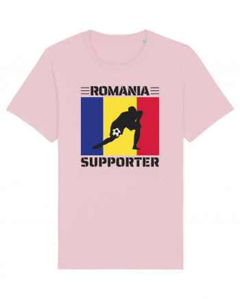 Fotbal Romania - Romanian supporter v6 Cotton Pink