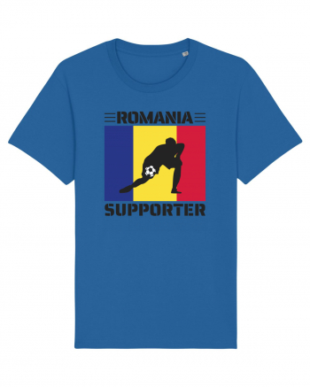 Fotbal Romania - Romanian supporter v6 Royal Blue