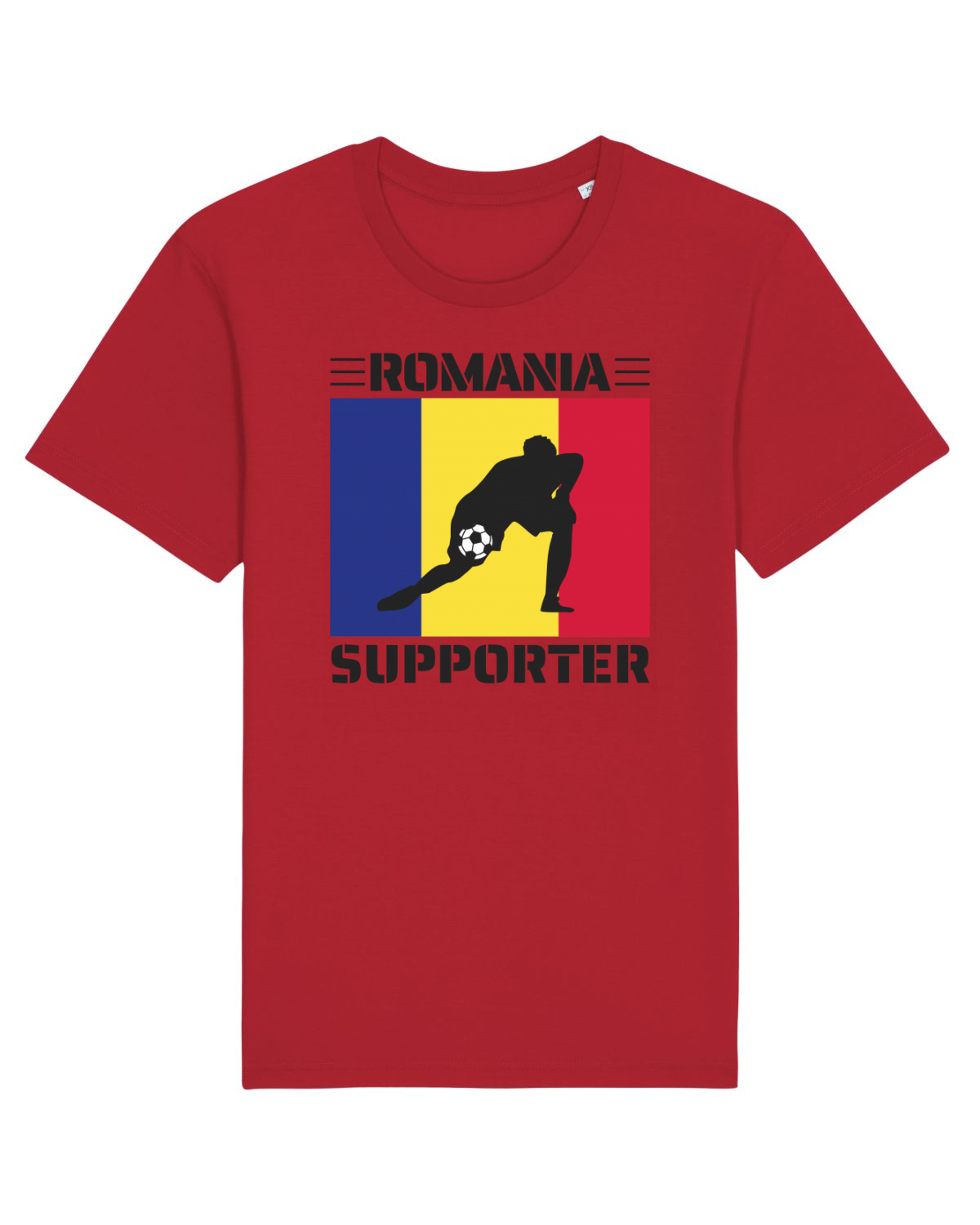 Tricou mânecă scurtă Unisex Rocker Red