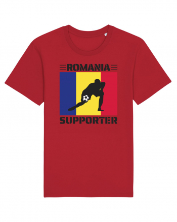 Fotbal Romania - Romanian supporter v6 Red