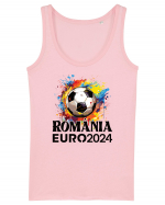 Suporter Romania - Splashed football Euro 2024 Maiou Damă Dreamer