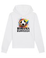 Suporter Romania - Splashed football Euro 2024 Hanorac Unisex Drummer