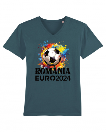 Suporter Romania - Splashed football Euro 2024 Stargazer