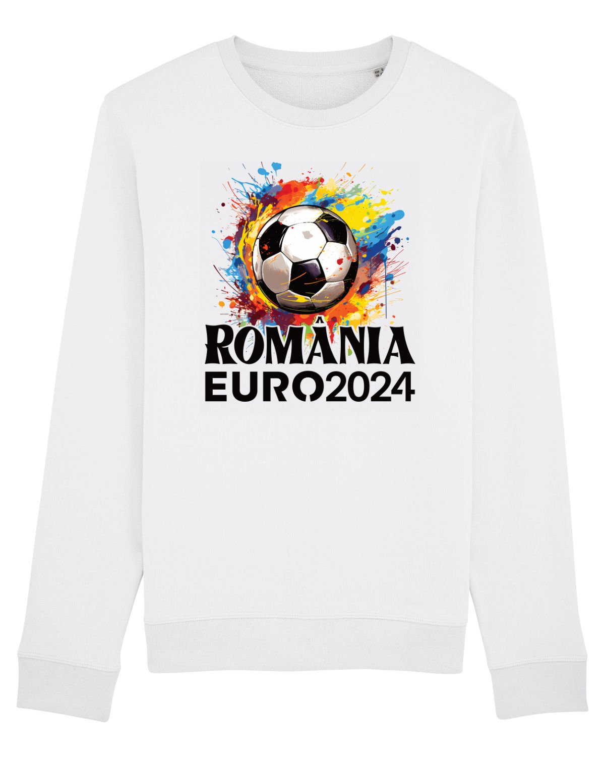 Bluză mânecă lungă Unisex Rise White