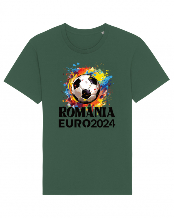 Suporter Romania - Splashed football Euro 2024 Bottle Green