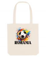 pentru fanii fotbalului românesc - Splashed football v2 Sacoșă textilă