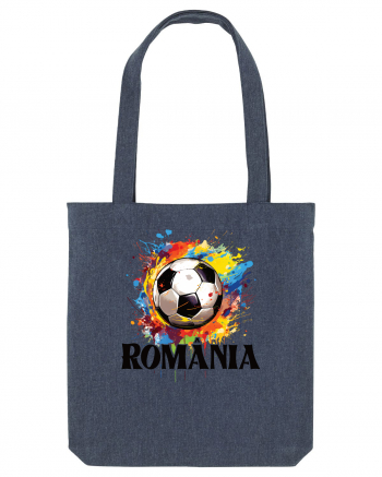 pentru fanii fotbalului românesc - Splashed football v2 Midnight Blue