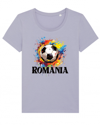 pentru fanii fotbalului românesc - Splashed football v2 Lavender