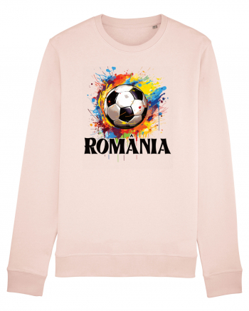 pentru fanii fotbalului românesc - Splashed football v2 Candy Pink