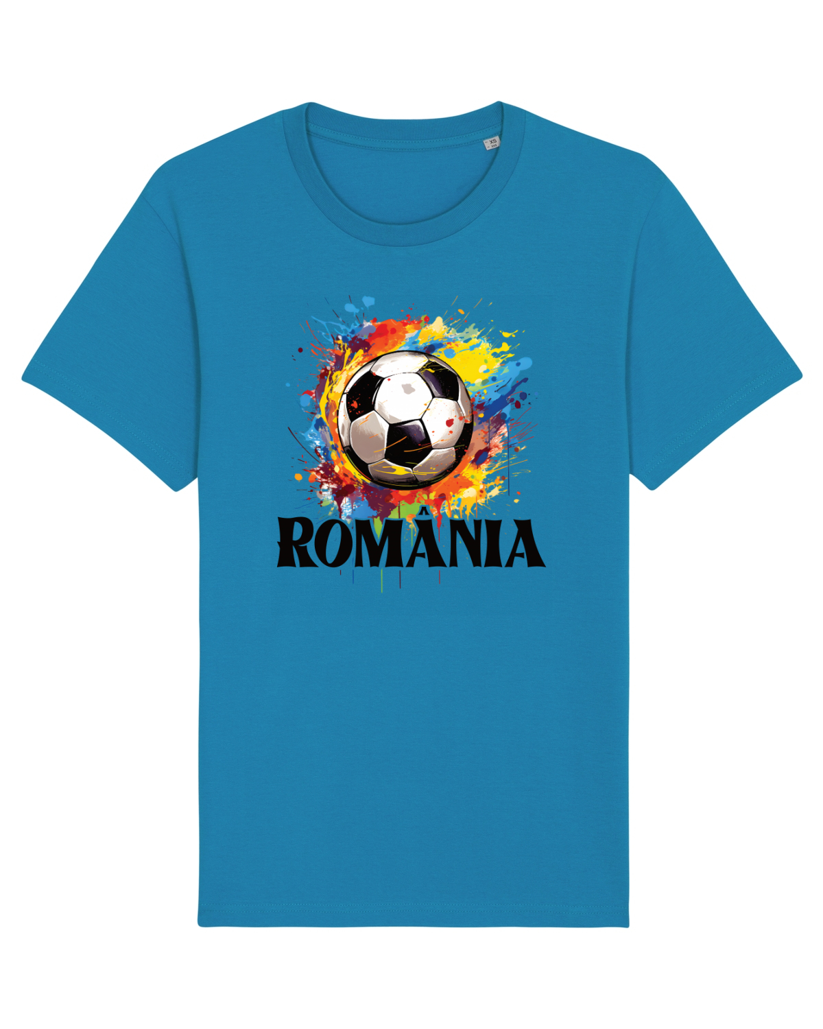 Tricou mânecă scurtă Unisex Rocker Azur