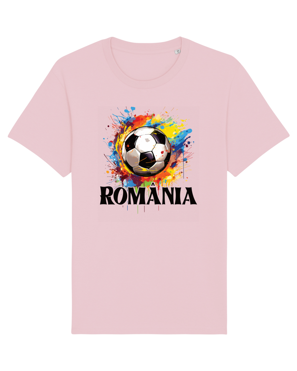 Tricou mânecă scurtă Unisex Rocker Cotton Pink