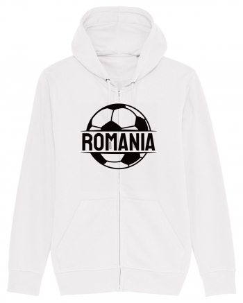 Suporter fotbal Romania v1 White