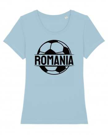 Suporter fotbal Romania v1 Sky Blue