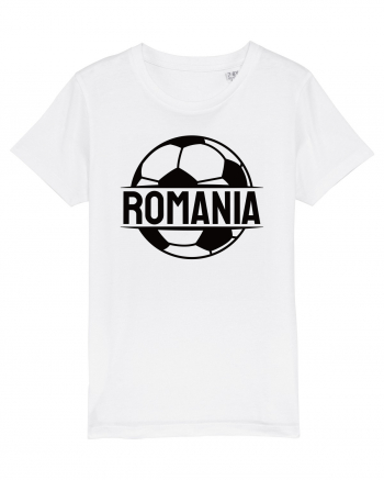 Suporter fotbal Romania v1 White