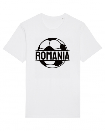 Suporter fotbal Romania v1 White