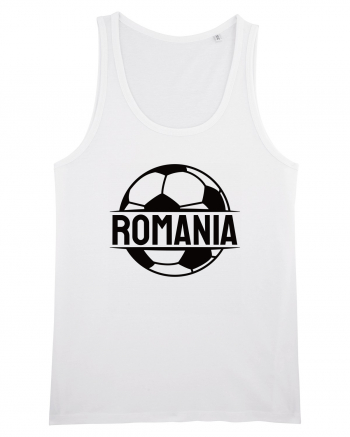 Suporter fotbal Romania v1 White