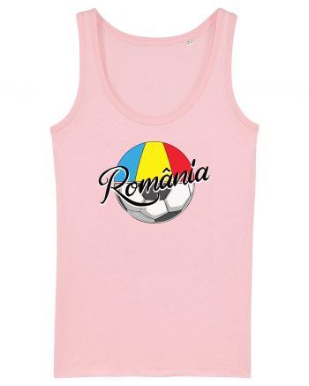 Suporter fotbal Romania v2 Cotton Pink