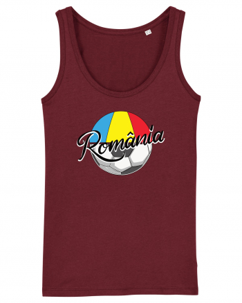 Suporter fotbal Romania v2 Burgundy