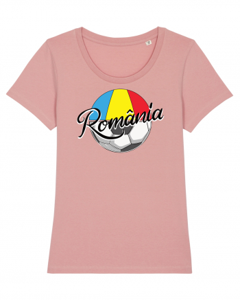 Suporter fotbal Romania v2 Canyon Pink