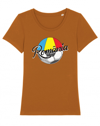 Suporter fotbal Romania v2 Roasted Orange