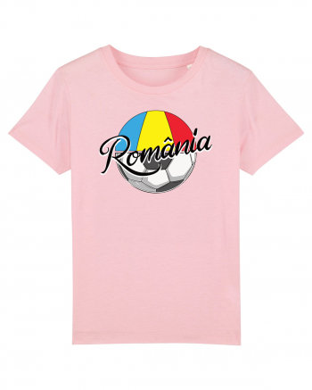 Suporter fotbal Romania v2 Cotton Pink